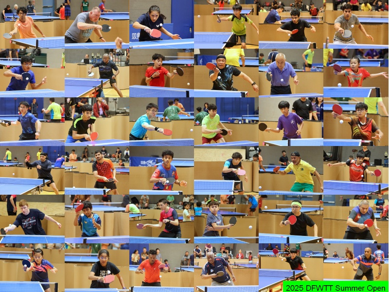 2025 DFWTT Summer Open Tournament Poster